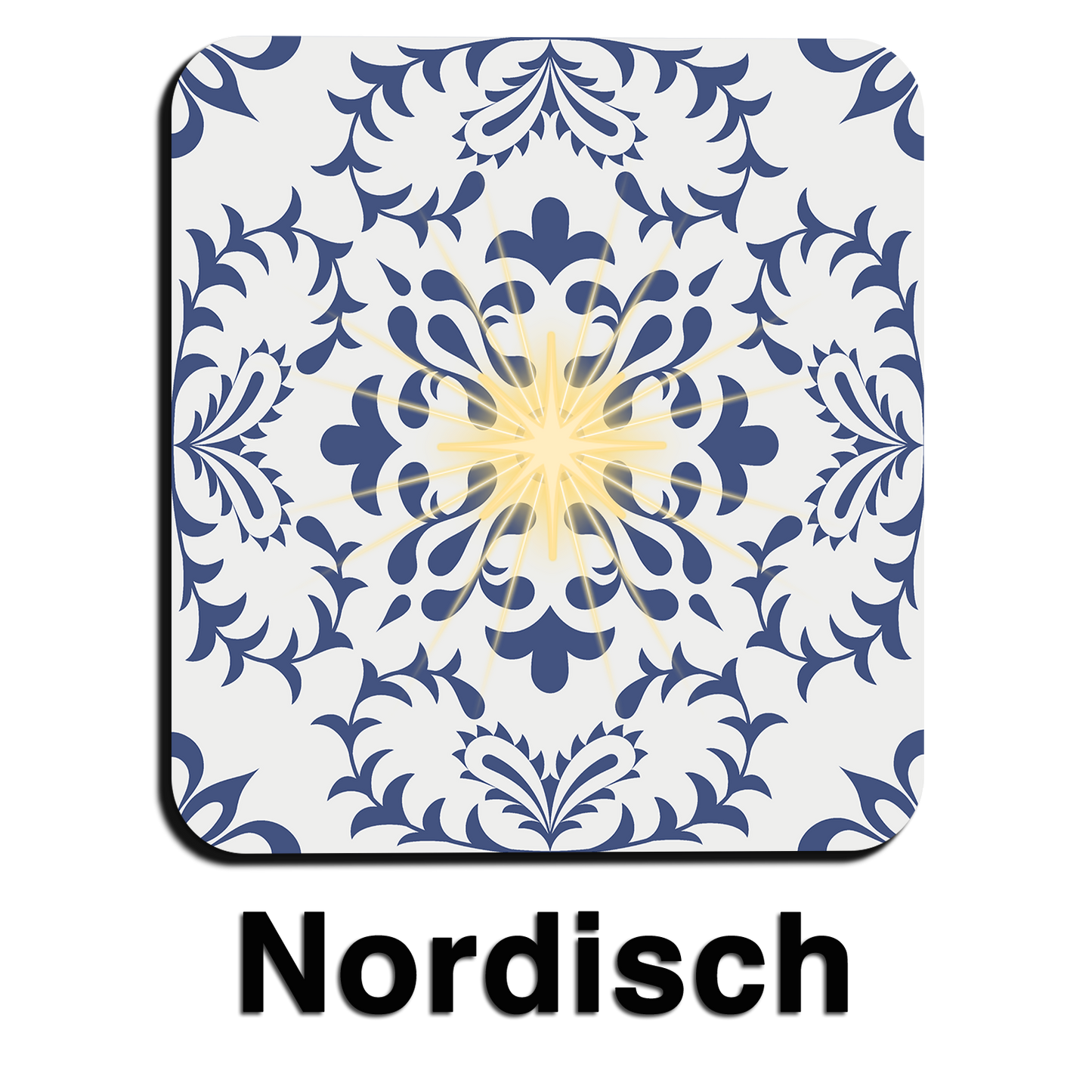 Šviečiantis padėkliukas stiklinei