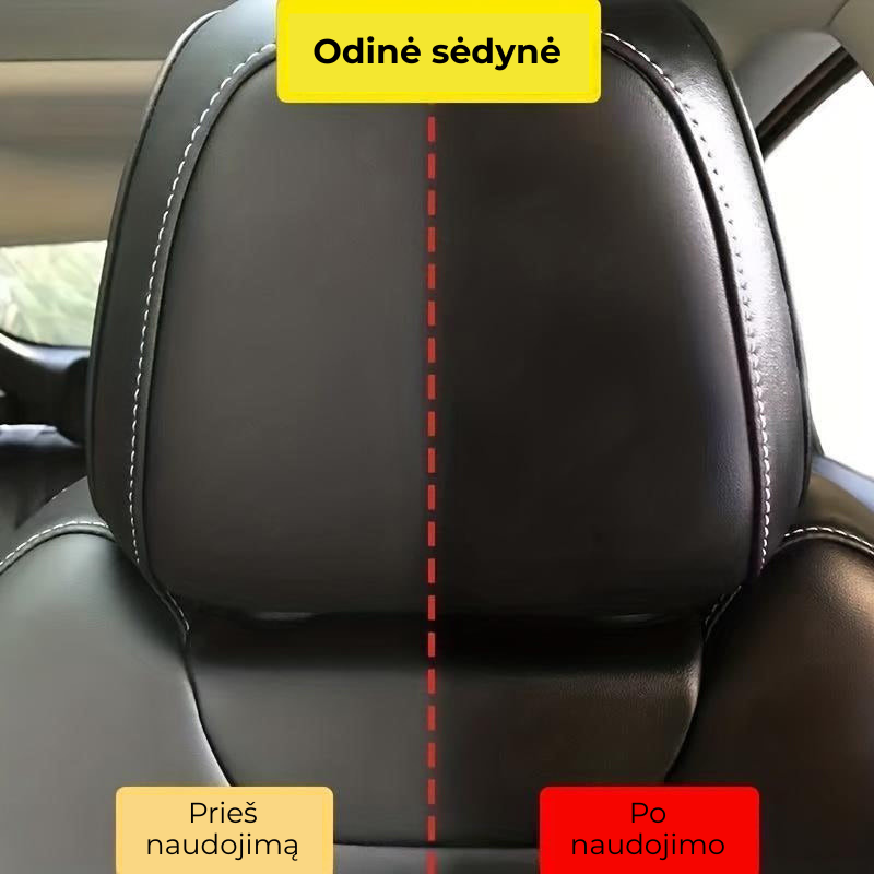 Odinių automobilių sėdynių priežiūros tepalas