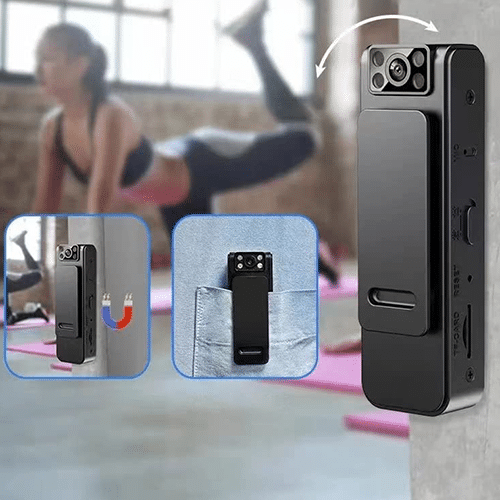 4K prisegama mini kamera