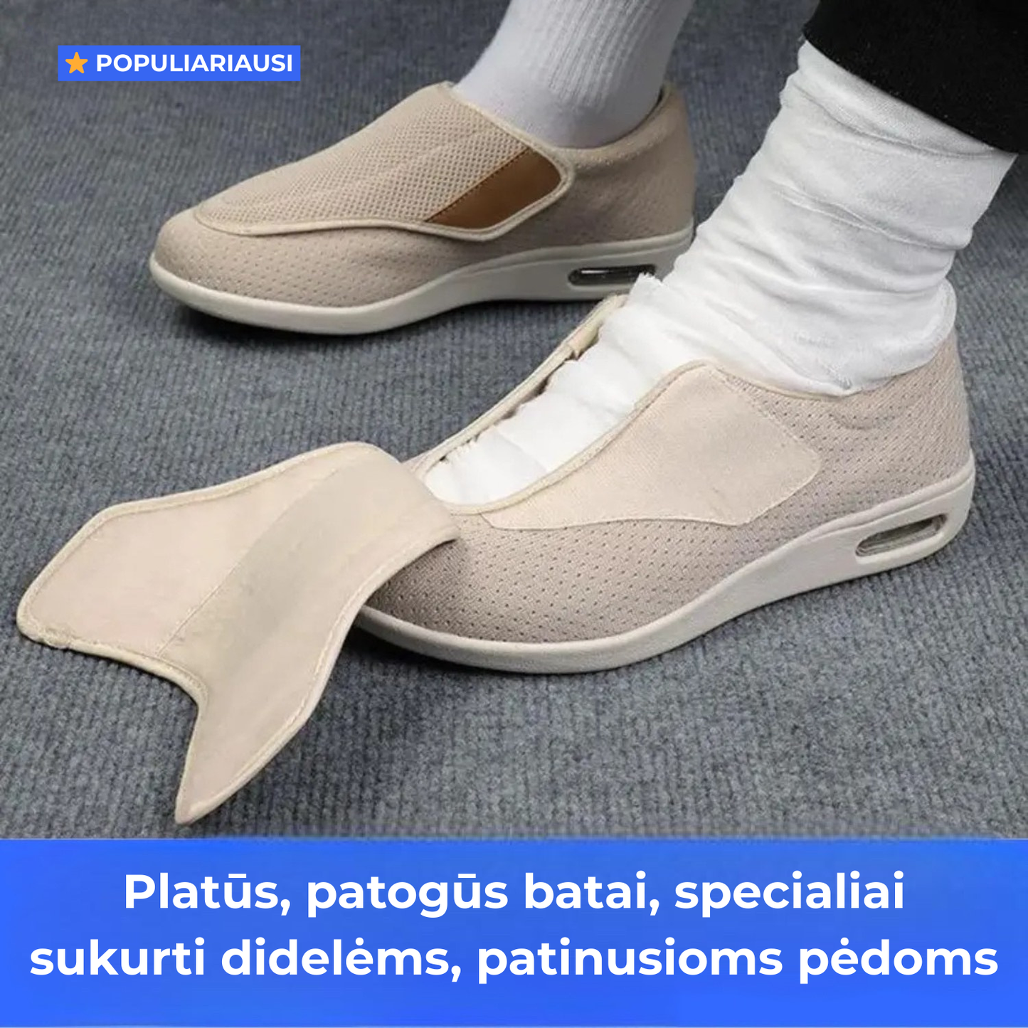OrthoStep™ - Ortopediniai platūs, patogūs batai