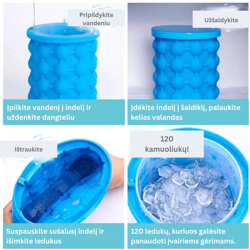 Silikoninė formelė ledo kamuoliukams