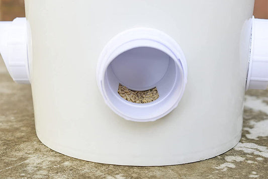 Vištų pašaro dispenseris