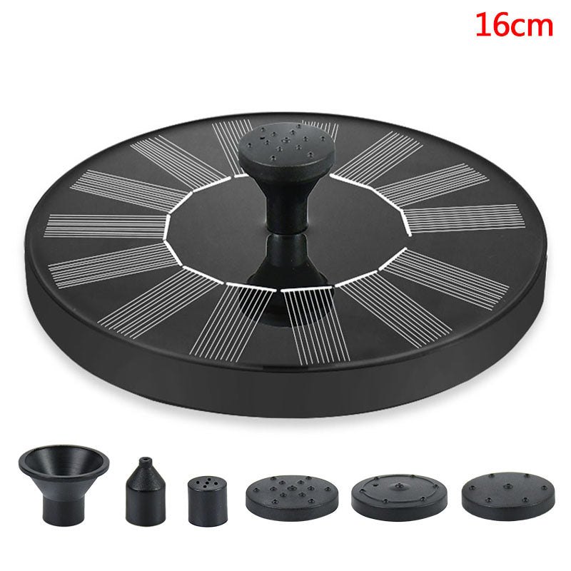 Mini fontanas su saulės baterija