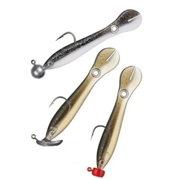 Dirbtinių žuvų masalų rinkinys (5 vnt.)