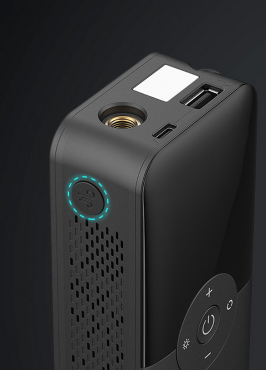 Įkraunama pompa padangoms