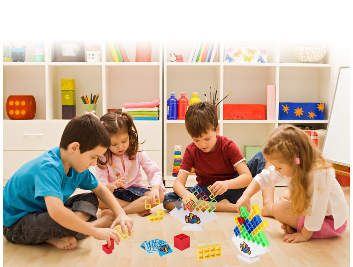 Tetris griūnantis bokštas: smagus žaidimas visai šeimai!