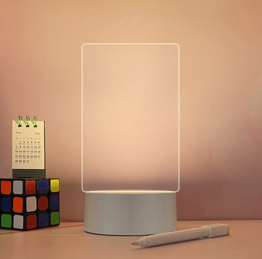 LED šviestuvas, ant kurio galite rašyti