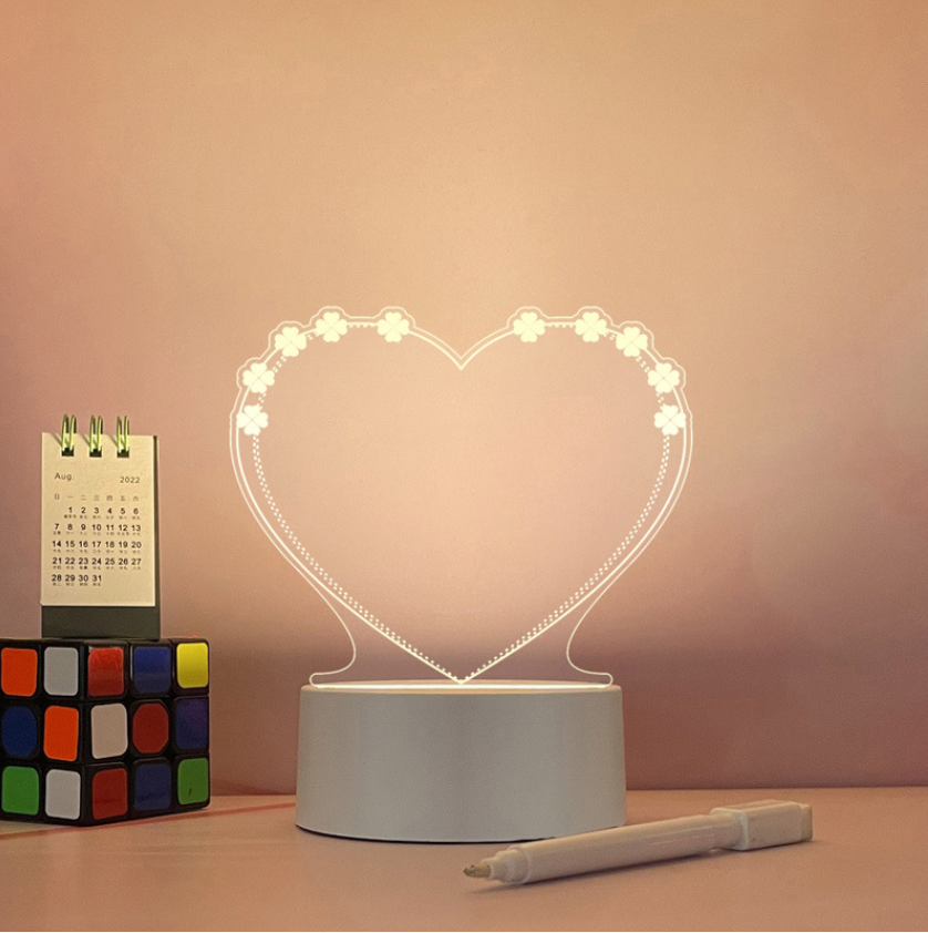 LED šviestuvas, ant kurio galite rašyti
