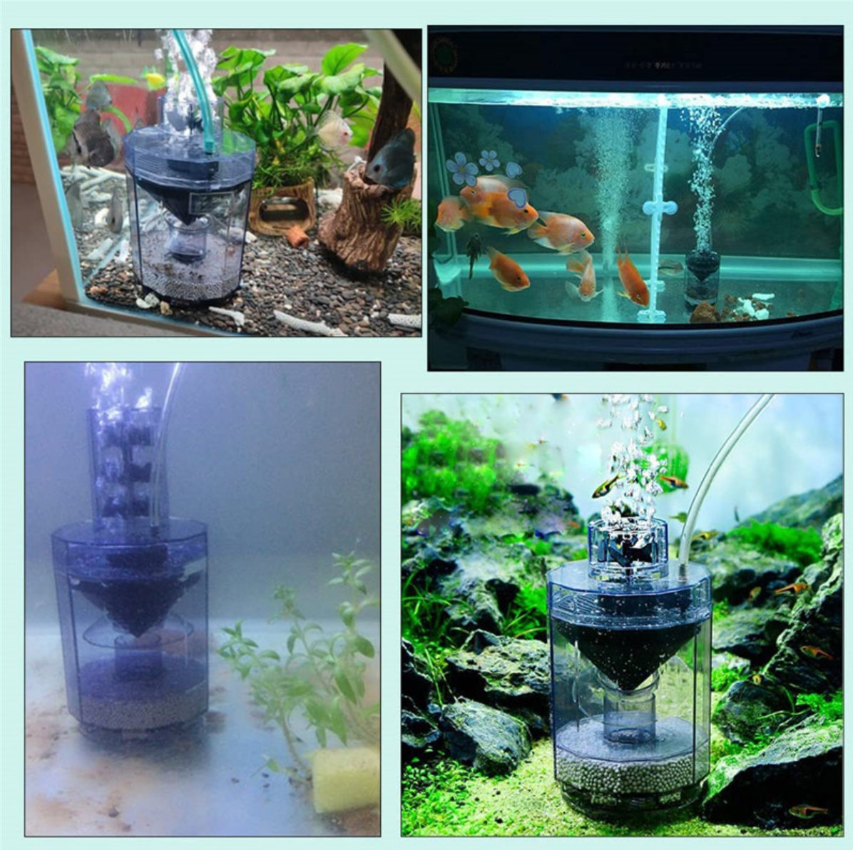 Multifunkcinis akvariumo valymo filtras