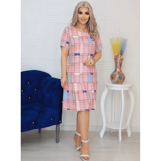 Stilinga lininė suknelė