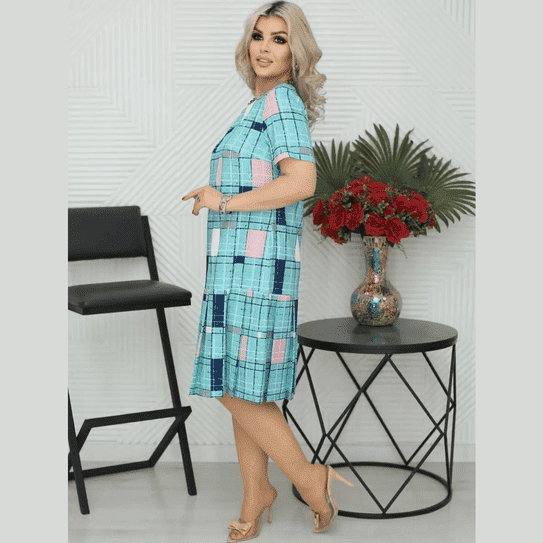 Stilinga lininė suknelė