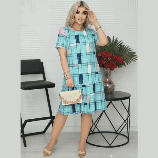 Stilinga lininė suknelė