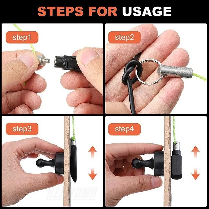 Magnetinis kabelių tiesimo įrankis