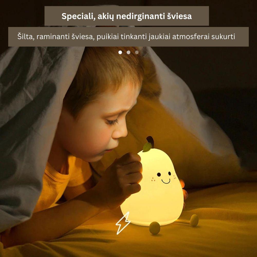 Naktinė LED lemputė - kriaušė