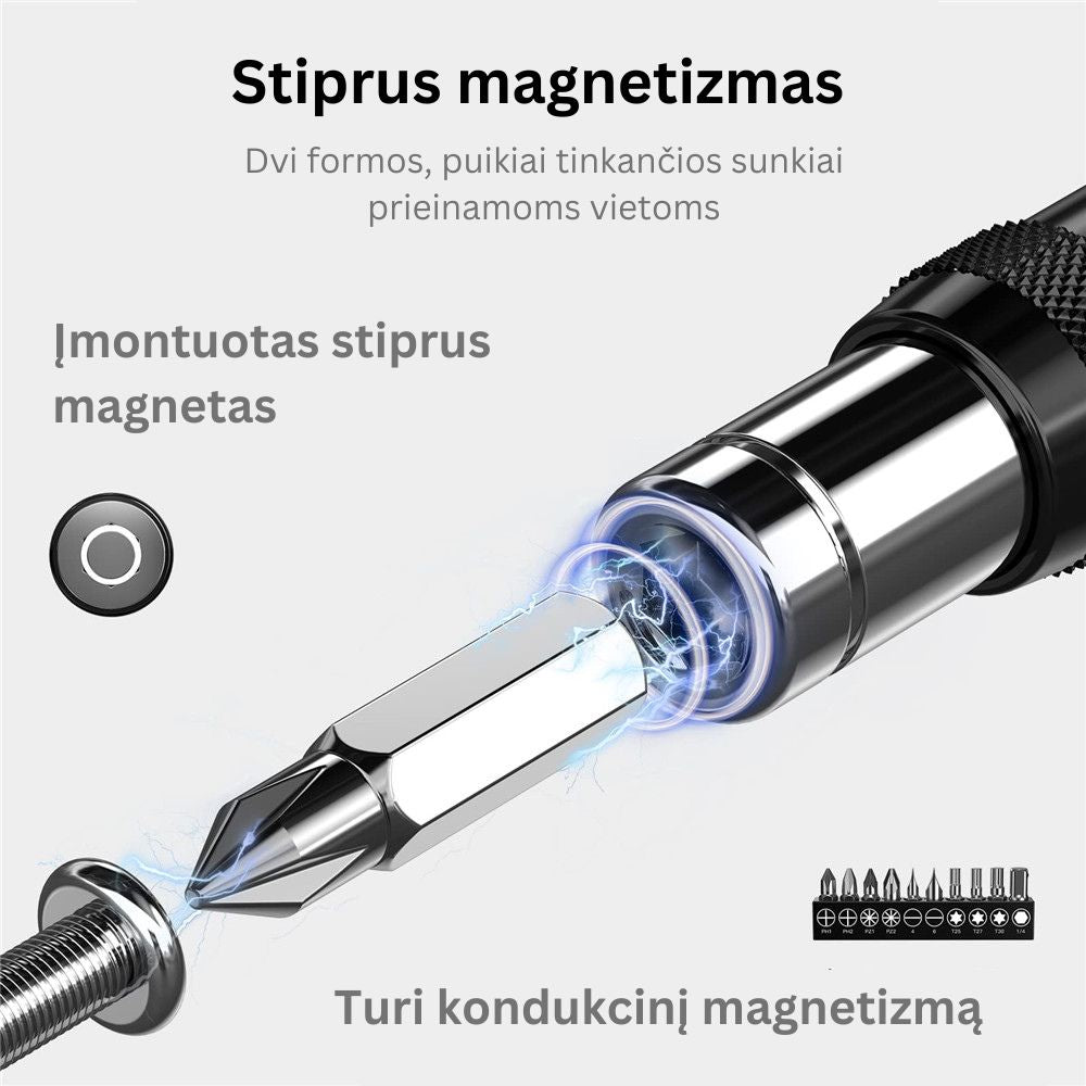 Magnetinis sukamasis grąžto laikiklis (2vnt)