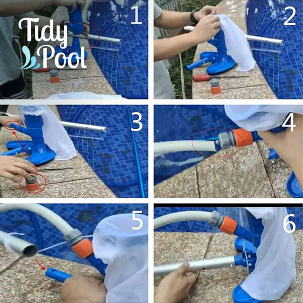 Baseino dugno valymo siurblys