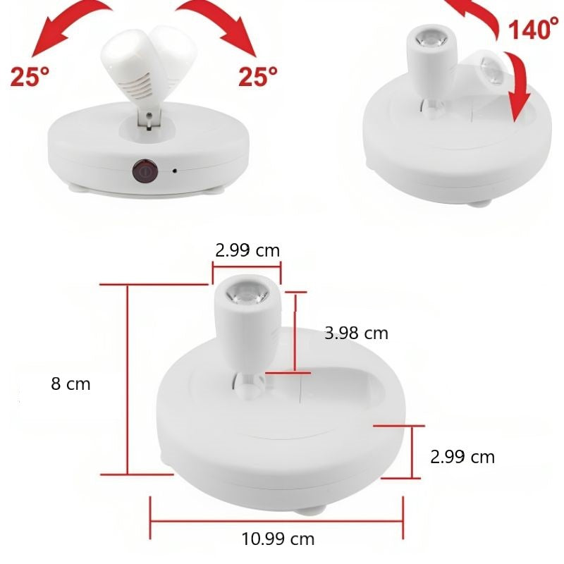 Belaidis kambarinių augalų šviestuvas