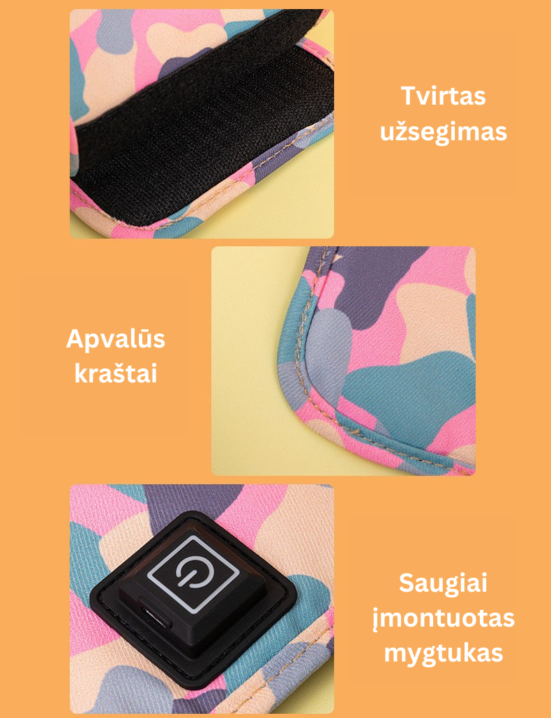 USB pieno buteliuko šildytuvas