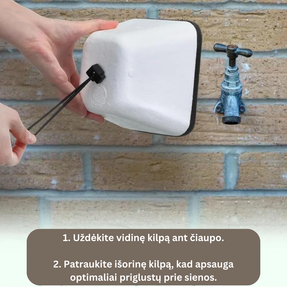 Lauko čiaupo apsauga nuo užšalimo