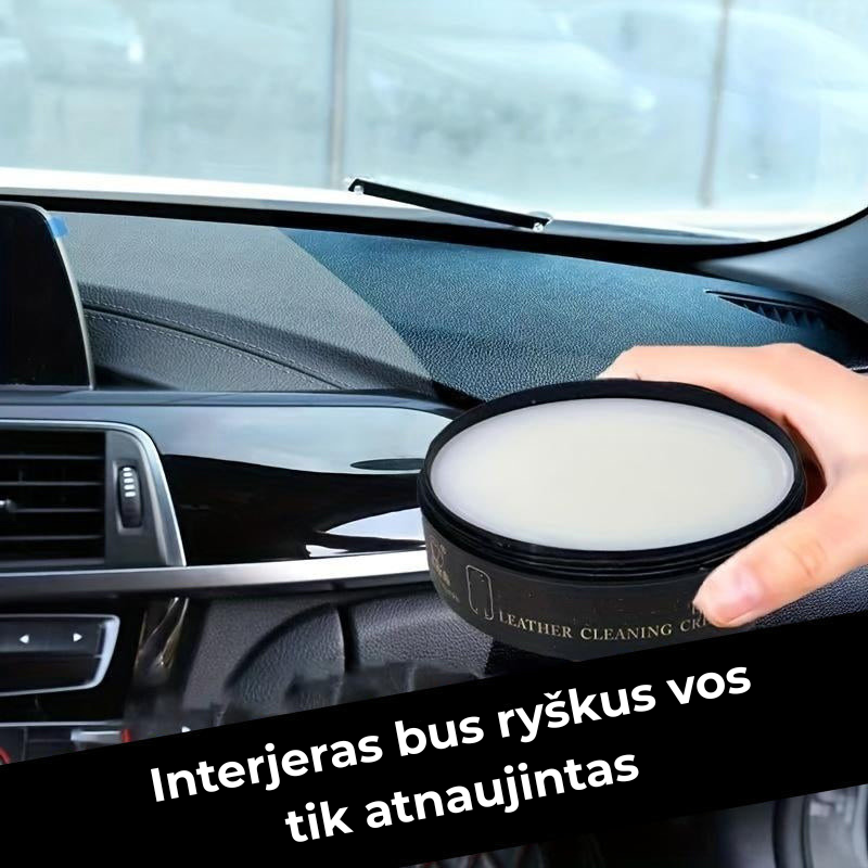 Odinių automobilių sėdynių priežiūros tepalas