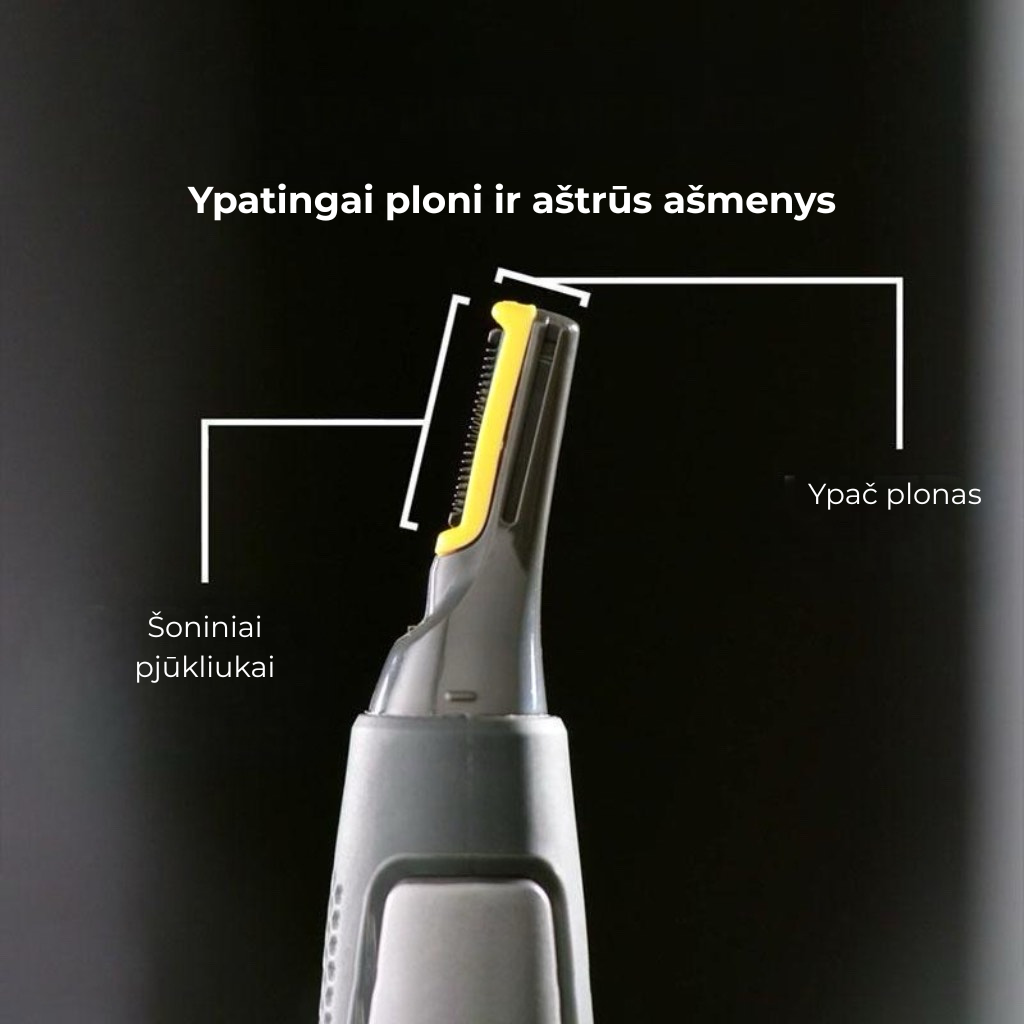 Itin plonas preciziškas kirptuvas