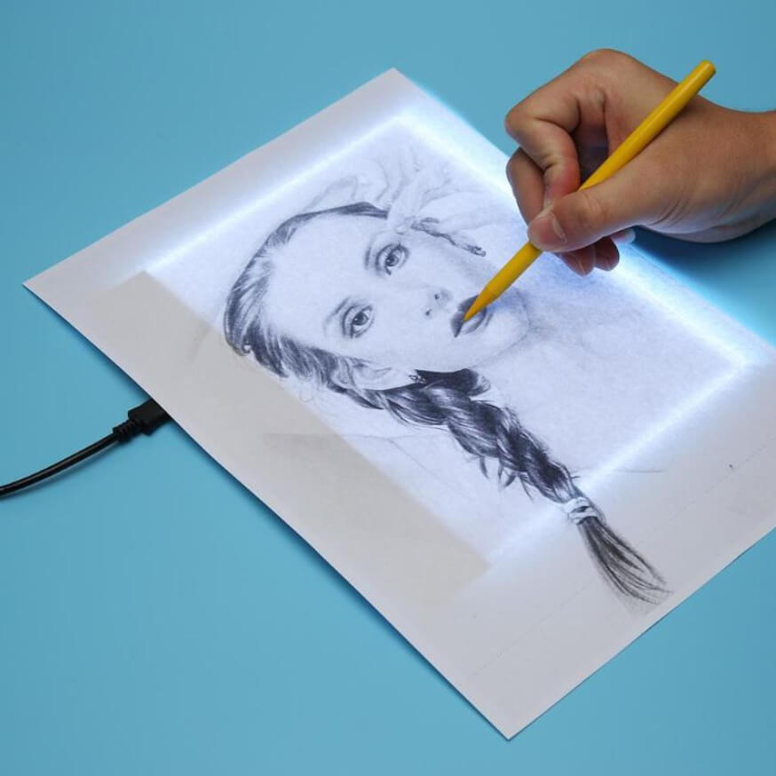 LED piešimo planšetė