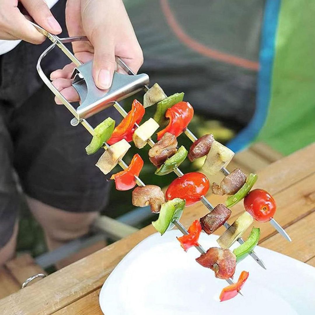 Trijų krypčių įrankis griliui \3-Way GrillSkewers\""