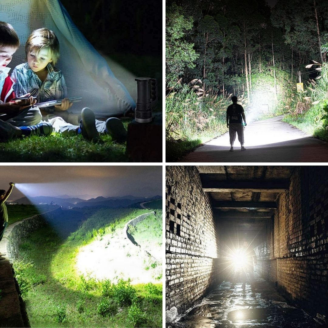Itin stipraus galingumo žibintuvėlis \MultiLED Flash Light\""