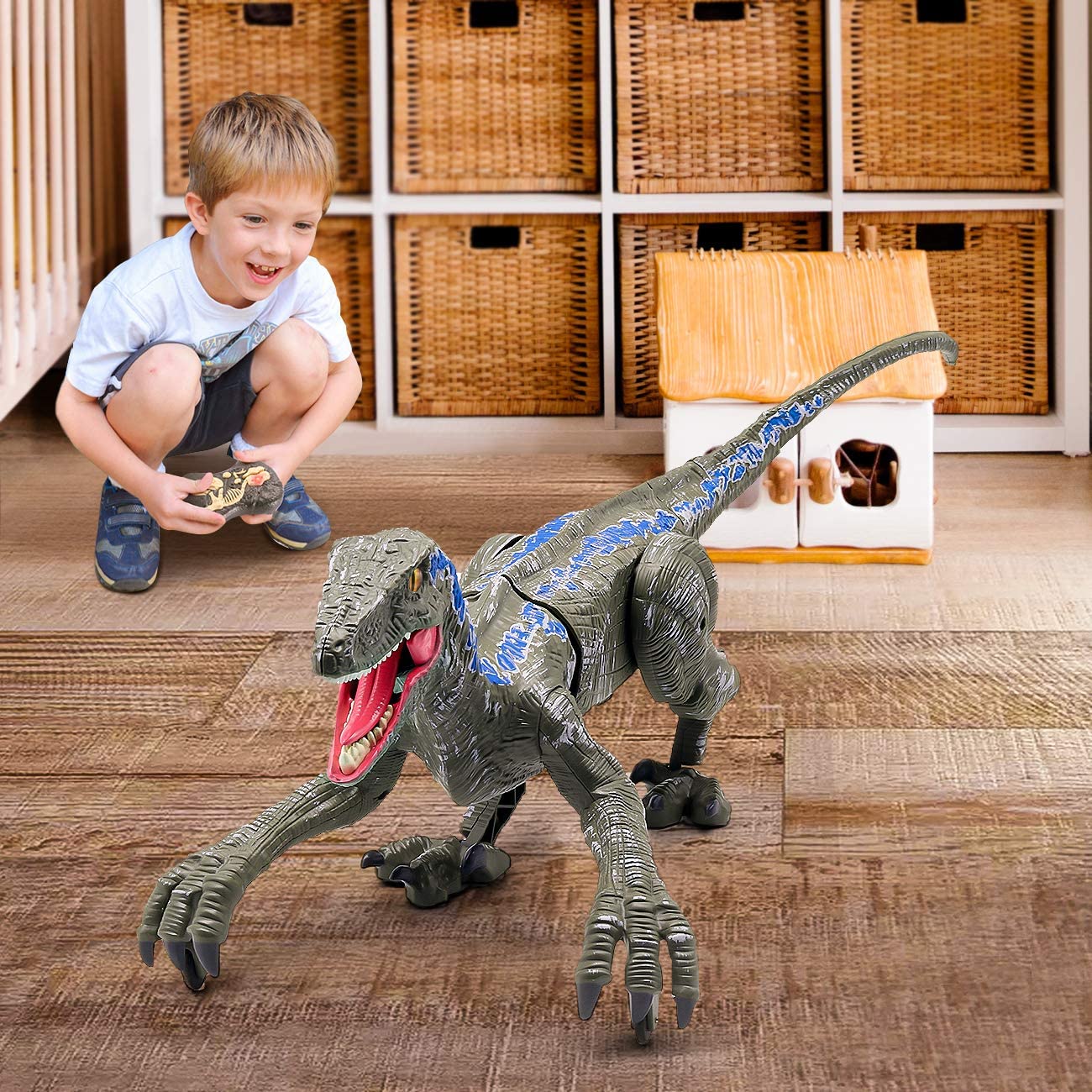 Pulteliu valdomas dinozauras