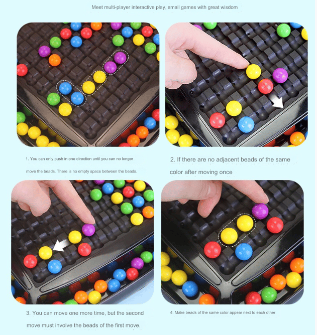 Spalvotų rutuliukų žaidimas