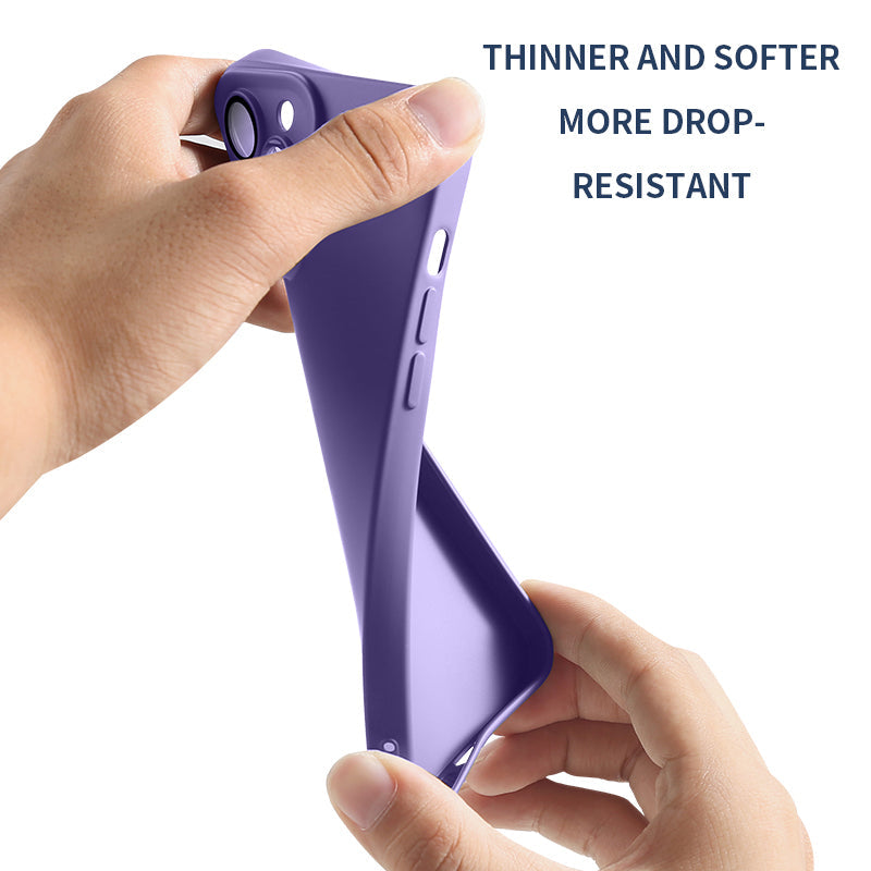 Silikoninis iPhone dėklas su objektyvo apsauga