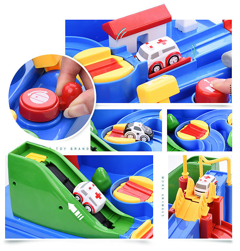 Automobilių trasa su kliūtimis