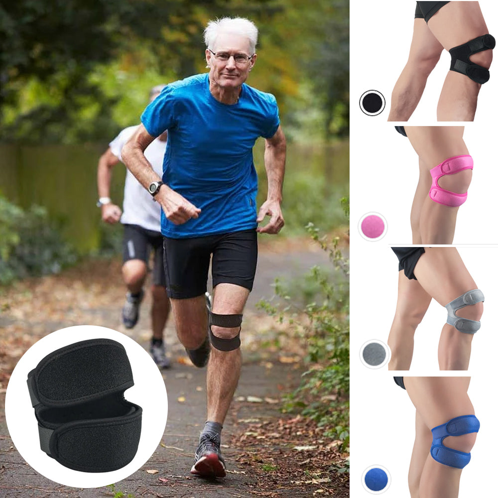 Įtvaras kelio skausmo malšinimui ir kelio girnelės stabilizavimui