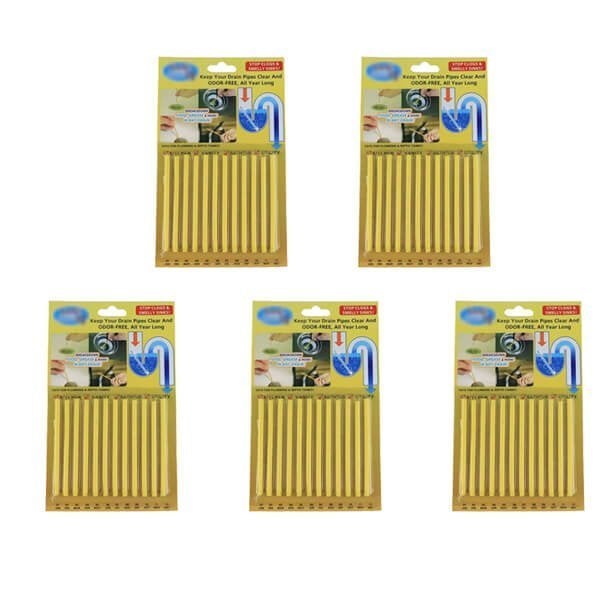 Galingos nuotekų vamzdžių valymo \Cleaner Sticks\" lazdelės (12 vnt.)"