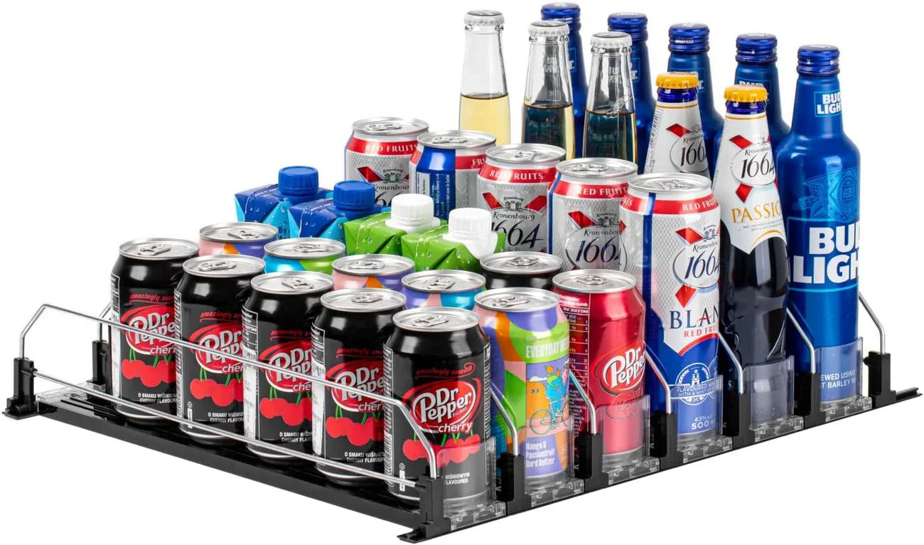 Šaldytuvo dėklas gėrimams