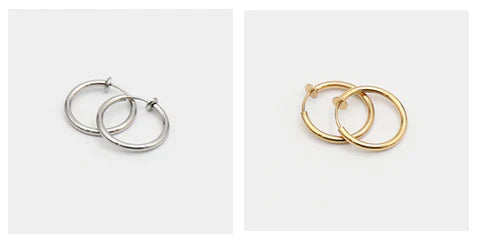 Auskarai su spyruokliniu užsegimu