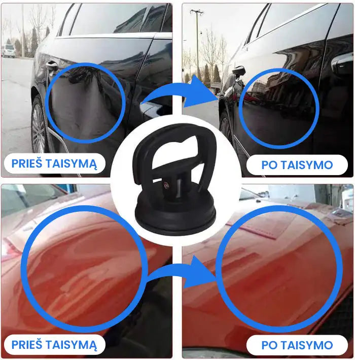 Automobilių įlenkimų tiesinimo įrankis