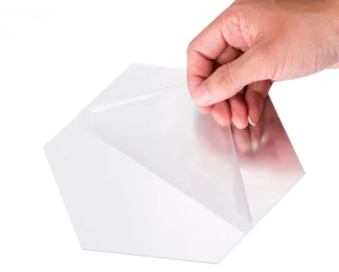 3D lipnus šešiakampis veidrodinis lipdukas (36 vnt.)