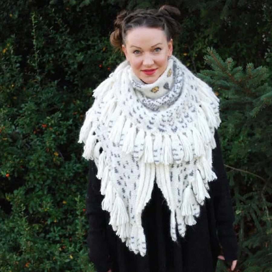 Unikalus šalikas - "Pelėda"