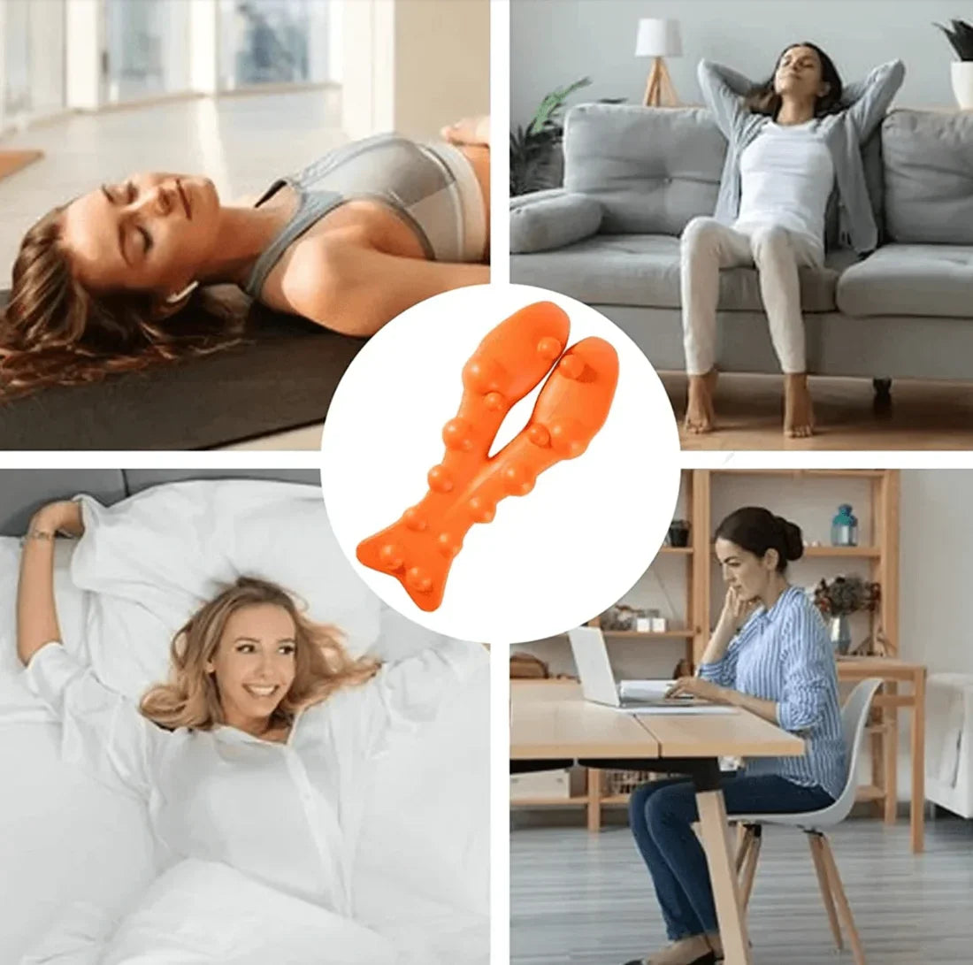 FlexiTrap™ - Kaklo ir nugaros masažuoklis