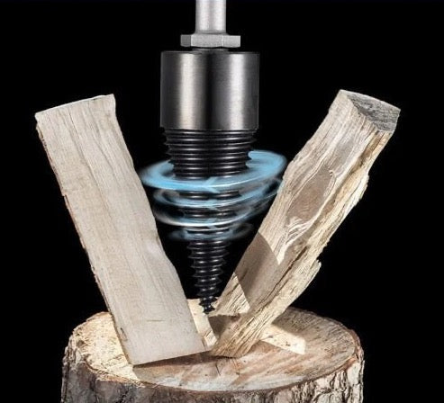 Malkų skaldymo grąžtas