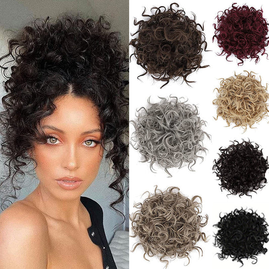 Prisegamas garbanotų plaukų kuodas