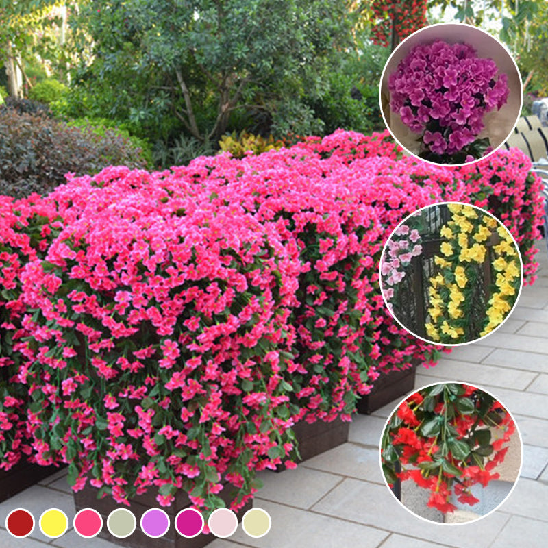 Dekoratyvinis pakabinamas gėlių krepšys