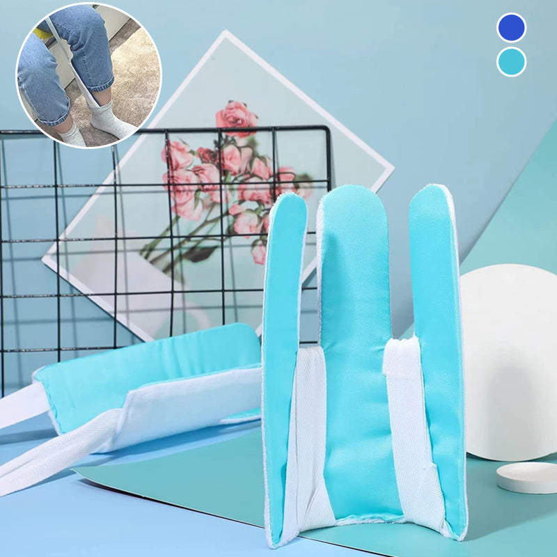 Pagalbinė priemonė - "Kojinių mova"