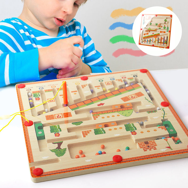 "Montessori" spalvų ir skaičių labirintas