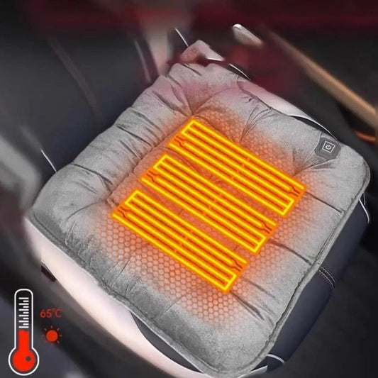 Šildoma pagalvėlė automobiliui