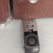 Durų stabdis - signalizacija