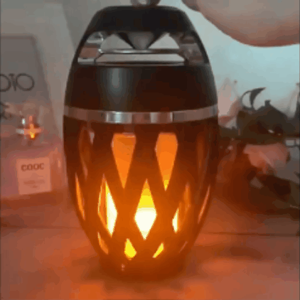 Ugnį imituojantis garsiakalbis