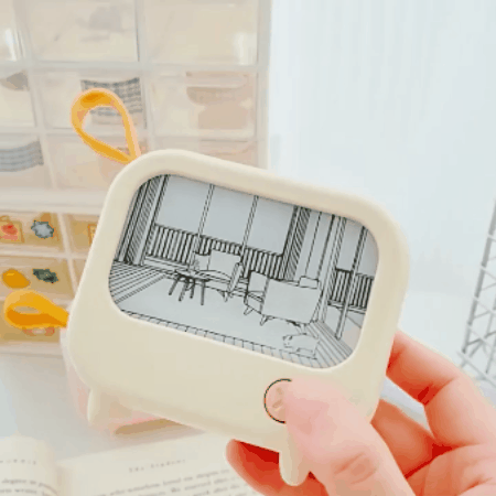Retro televizoriaus naktinė švieselė
