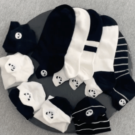 Kojinės su pandomis (3 poros)